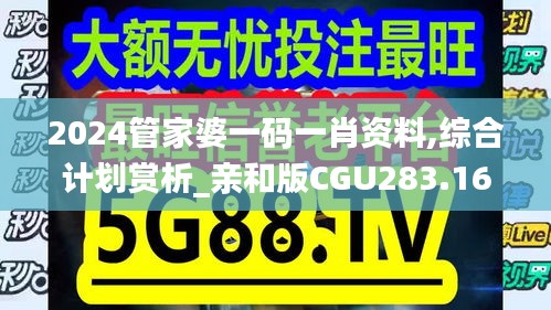 2024管家婆一码一肖资料,综合计划赏析_亲和版CGU283.16