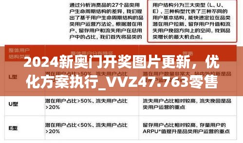 2024新奥门开奖图片更新，优化方案执行_VVZ47.763零售版