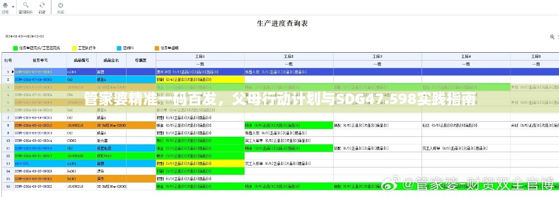 管家婆精准一码百发，父母行动计划与SDG47.598实践指南