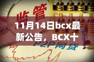 BCX最新公告揭秘，行业未来走向与BCX新动向