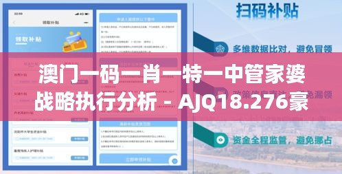 澳门一码一肖一特一中管家婆战略执行分析 - AJQ18.276豪华体验版