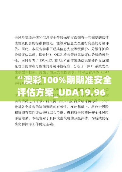 “澳彩100%期期准安全评估方案_UDA19.962私人版”