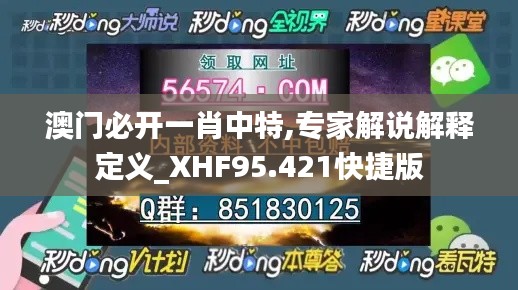 澳门必开一肖中特,专家解说解释定义_XHF95.421快捷版