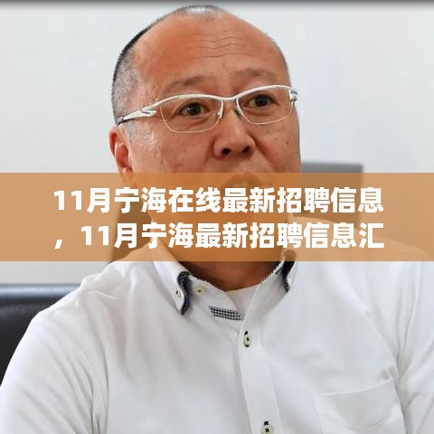 11月宁海在线最新招聘汇总，职业发展理想选择