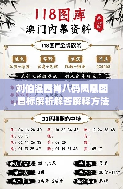 刘伯温四肖八码凤凰图,目标解析解答解释方法_RFC4.50.43强劲版