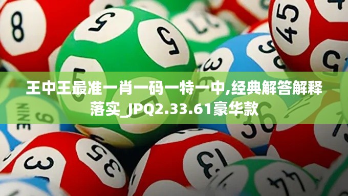 王中王最准一肖一码一特一中,经典解答解释落实_JPQ2.33.61豪华款