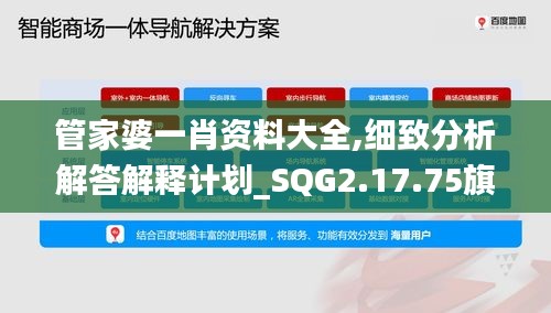 管家婆一肖资料大全,细致分析解答解释计划_SQG2.17.75旗舰版