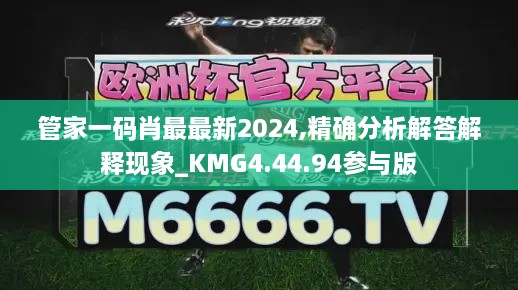 管家一码肖最最新2024,精确分析解答解释现象_KMG4.44.94参与版