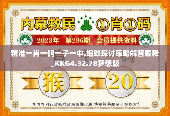 精准一肖一码一子一中,细致探讨策略解答解释_KKG4.32.78梦想版