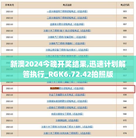 新澳2024今晚开奖结果,迅速计划解答执行_RGK6.72.42拍照版