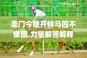 澳门今晚开特马四不像图,力量解答解释落实_TRQ2.55.65曝光版