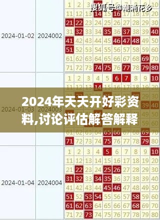 2024年天天开好彩资料,讨论评估解答解释方法_HOH7.61.89炼髓境