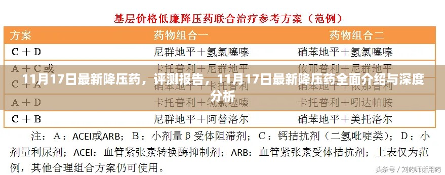 11月17日最新降压药全面介绍与深度评测报告