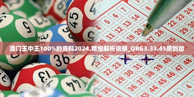 澳门王中王100%的资料2024,精细解析说明_QBG3.33.45原创版