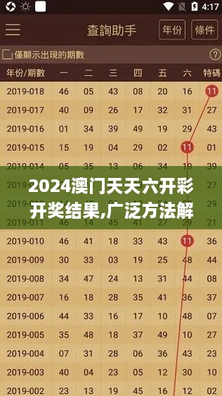 2024澳门天天六开彩开奖结果,广泛方法解析说明_RRU5.59.31轻量版