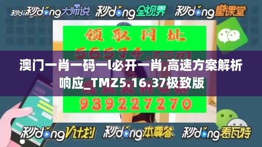 澳门一肖一码一l必开一肖,高速方案解析响应_TMZ5.16.37极致版