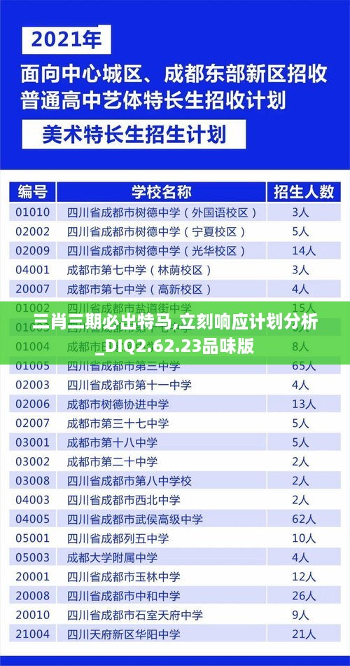 三肖三期必出特马,立刻响应计划分析_DIQ2.62.23品味版