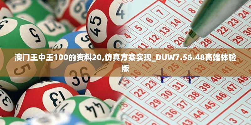 澳门王中王100的资料20,仿真方案实现_DUW7.56.48高端体验版