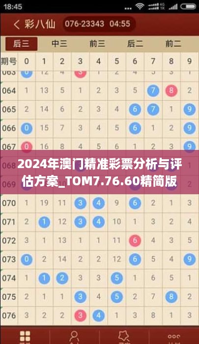 2024年澳门精准彩票分析与评估方案_TOM7.76.60精简版