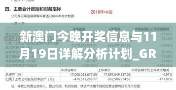 新澳门今晚开奖信息与11月19日详解分析计划_GRW4.18.69感知版