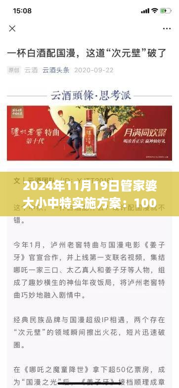 2024年11月19日管家婆大小中特实施方案：100%精准一码一肖_SZG5.67.32炼气境