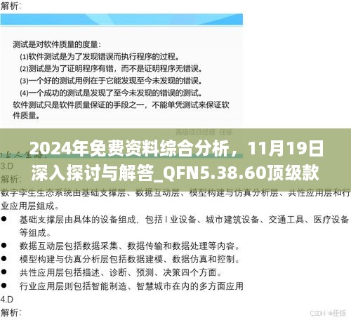 2024年免费资料综合分析，11月19日深入探讨与解答_QFN5.38.60顶级款