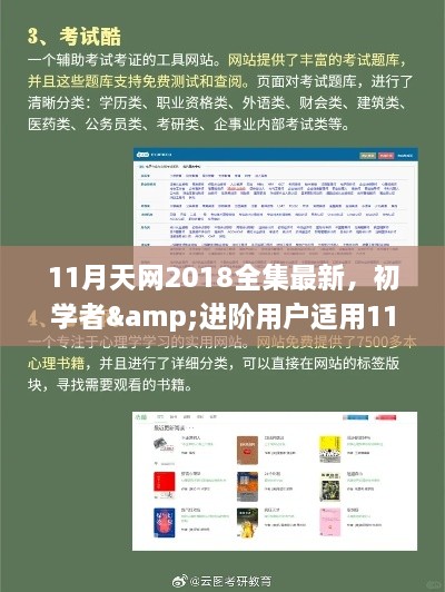 初学者与进阶用户指南，11月天网2018全集最新学习指南及任务解析