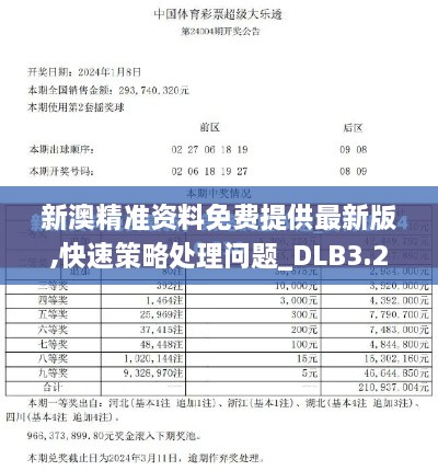 新澳精准资料免费提供最新版,快速策略处理问题_DLB3.27.29移动版