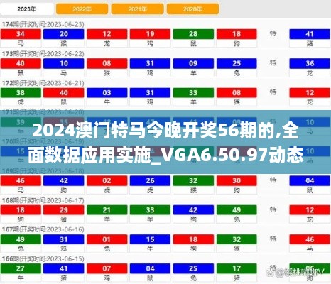 2024澳门特马今晚开奖56期的,全面数据应用实施_VGA6.50.97动态版