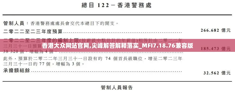 香港大众网站官网,尖峰解答解释落实_MFI7.18.76兼容版