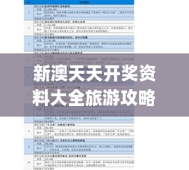 新澳天天开奖资料大全旅游攻略,详细解答计划剖析解释_PMD3.79.36传统版