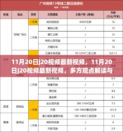 11月20日j20视频最新视频，11月20日J20视频最新视频，多方观点解读与个人立场阐述