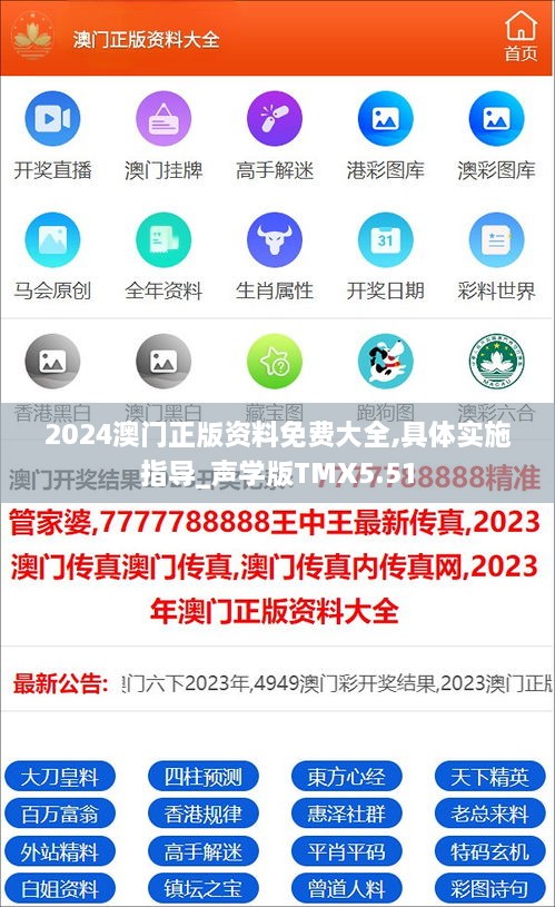 2024澳门正版资料免费大全,具体实施指导_声学版TMX5.51