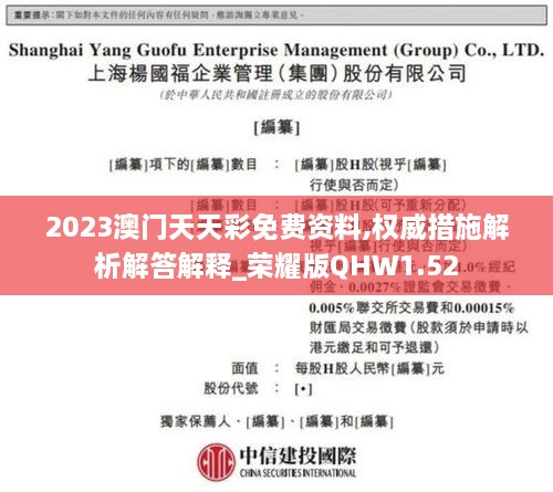 2023澳门天天彩免费资料,权威措施解析解答解释_荣耀版QHW1.52