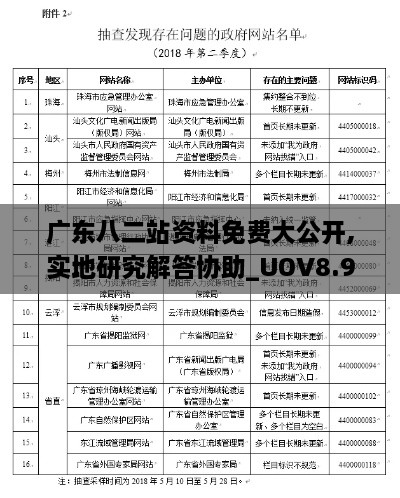 广东八二站资料免费大公开,实地研究解答协助_UOV8.97