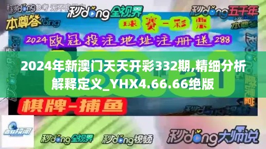 2024年新澳门天天开彩332期,精细分析解释定义_YHX4.66.66绝版