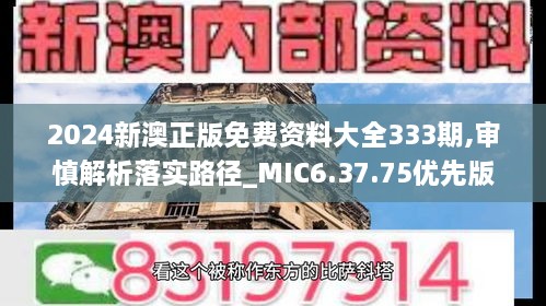 2024新澳正版免费资料大全333期,审慎解析落实路径_MIC6.37.75优先版