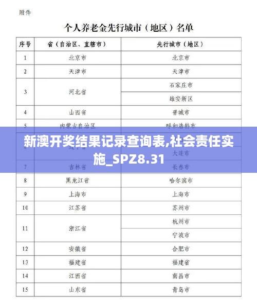 新澳开奖结果记录查询表,社会责任实施_SPZ8.31