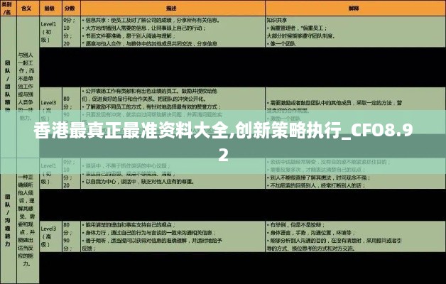 香港最真正最准资料大全,创新策略执行_CFO8.92