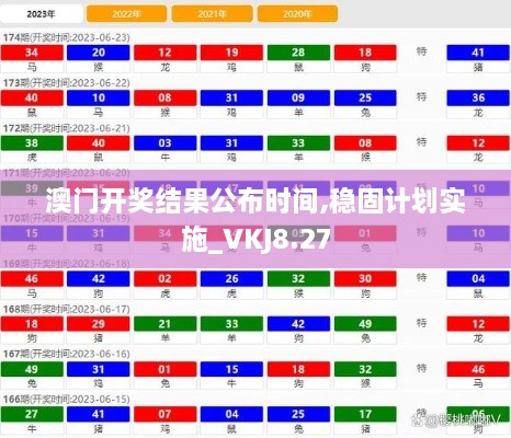 澳门开奖结果公布时间,稳固计划实施_VKJ8.27