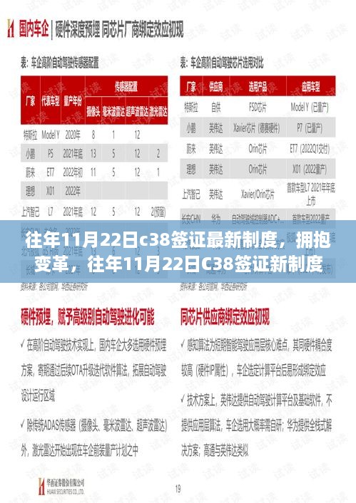 往年11月22日C38签证新制度，拥抱变革的自信与成就之旅