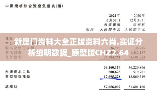 新澳门资料大全正版资料六肖,实证分析细明数据_原型版CHZ2.64