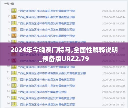 2024年今晚澳门特马,全面性解释说明_预备版URZ2.79