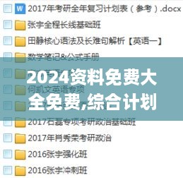 2024资料免费大全免费,综合计划评估_启天境BLU2.44