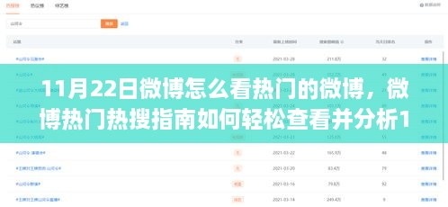 11月热门微博热搜指南，如何轻松查看并分析内容，初学者快速上手教程