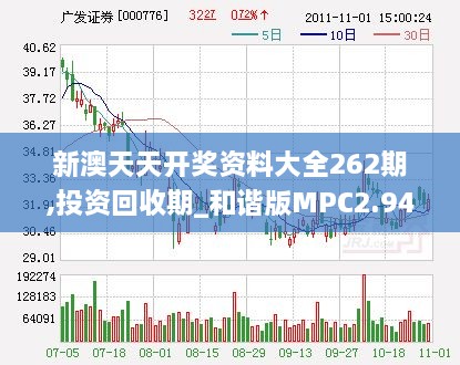 新澳天天开奖资料大全262期,投资回收期_和谐版MPC2.94