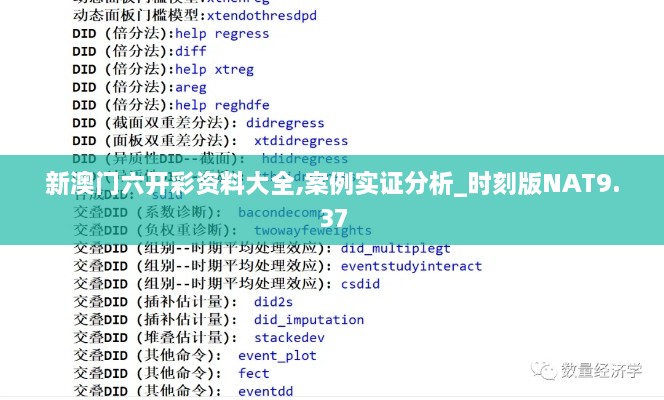 新澳门六开彩资料大全,案例实证分析_时刻版NAT9.37