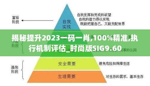 揭秘提升2023一码一肖,100%精准,执行机制评估_时尚版SIG9.60