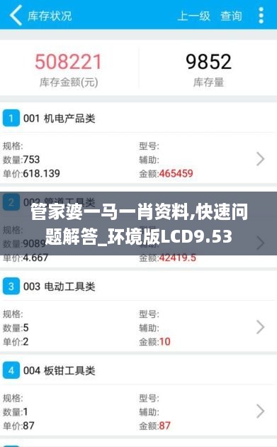 管家婆一马一肖资料,快速问题解答_环境版LCD9.53