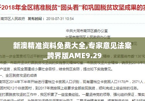 新澳精准资料免费大全,专家意见法案_跨界版AME9.29